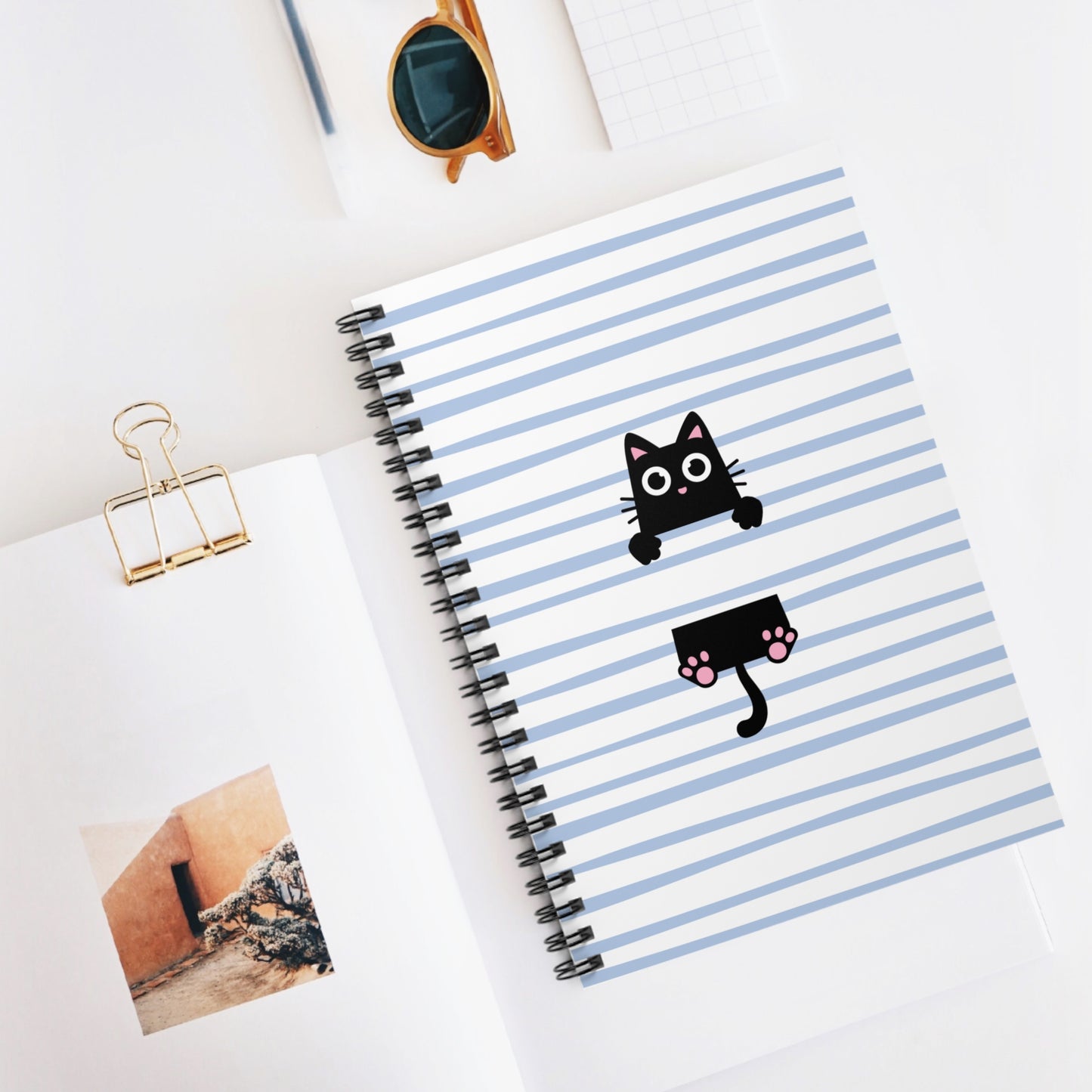 Hanging Cat Notebook