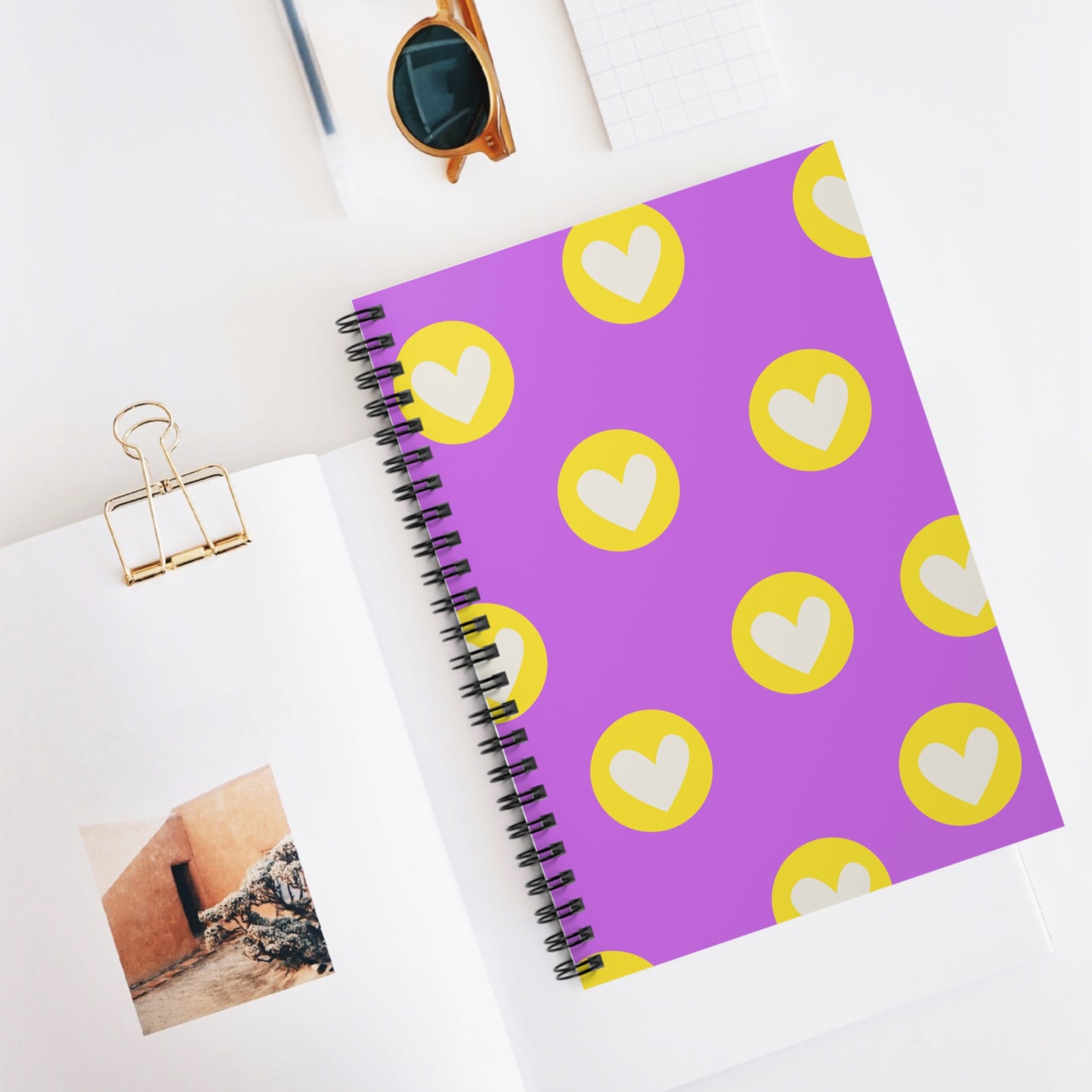 Circles & Hearts Notebook