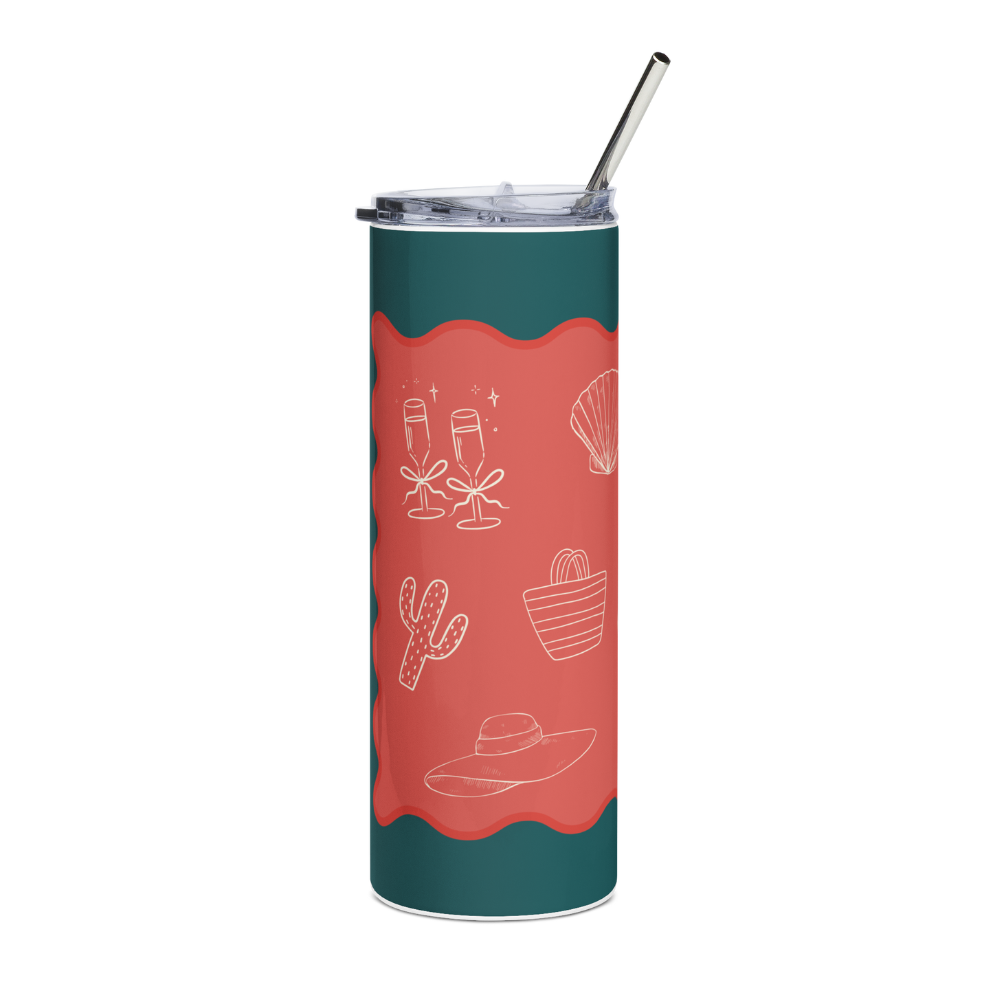 Summer Postcard Tumbler