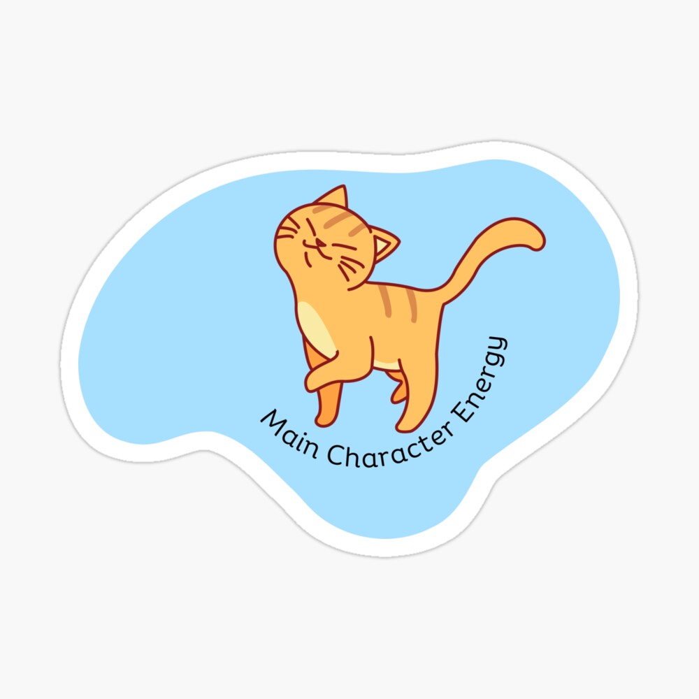 Cattitude Kiss-Cut Sticker