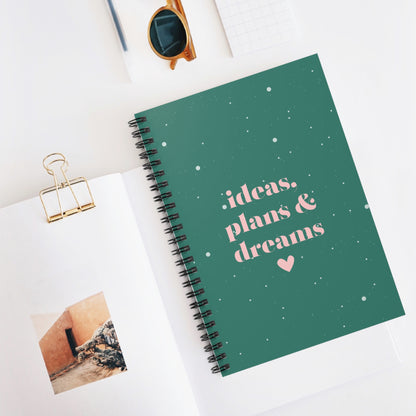 Ideas, Plans & Dreams Notebook