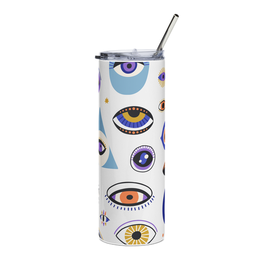 Evil Eyes All Over Tumbler