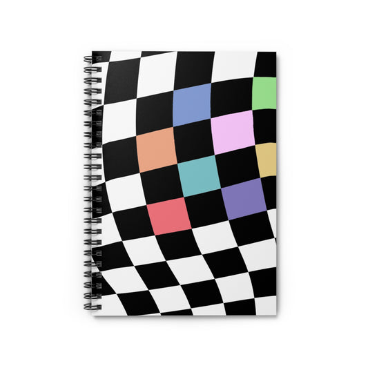 Twisted Checks Board Notebook