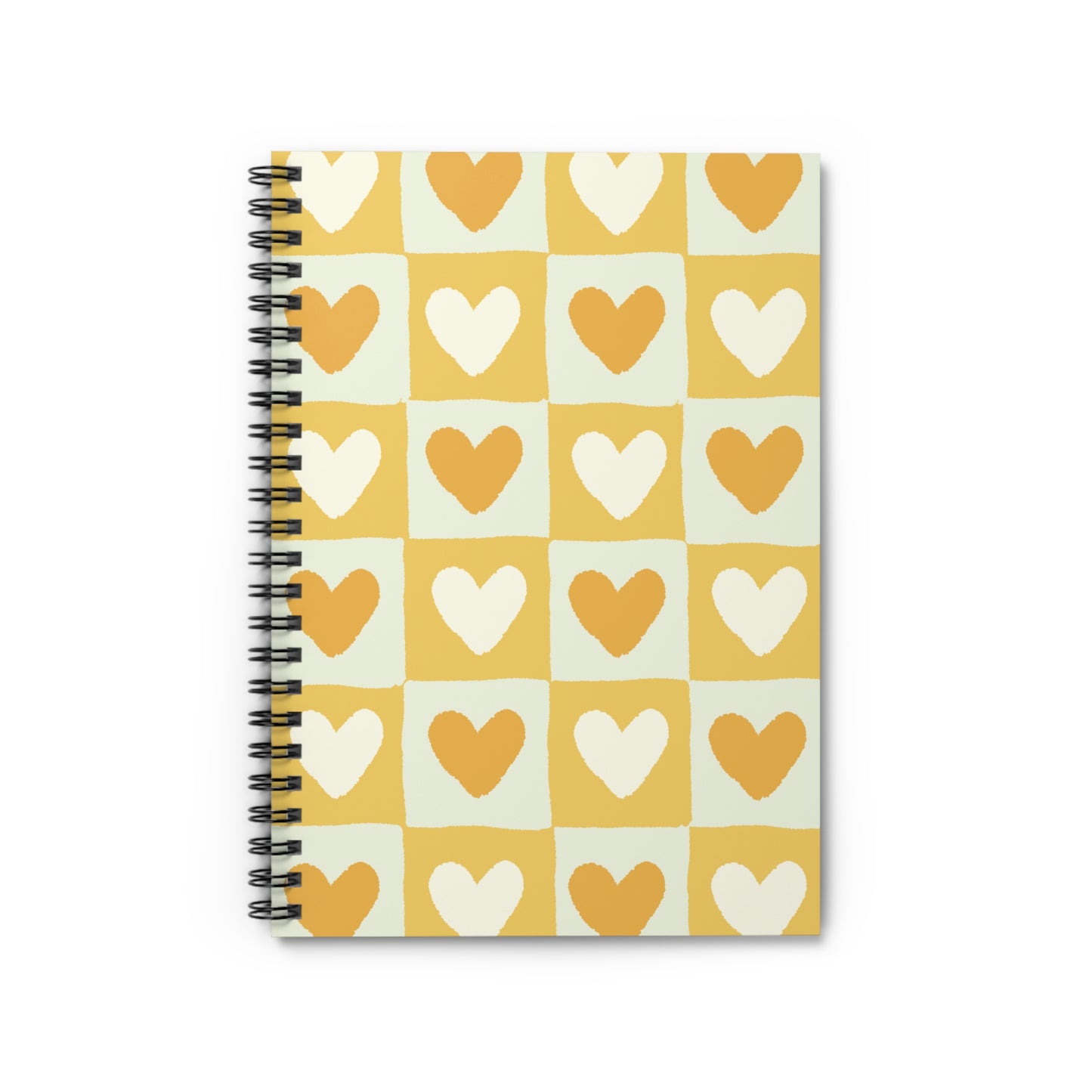 Yellow Love Squares Notebook