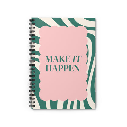 Swirls & Frame Spiral Notebook