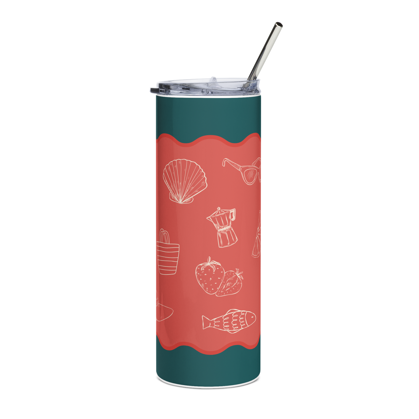 Summer Postcard Tumbler