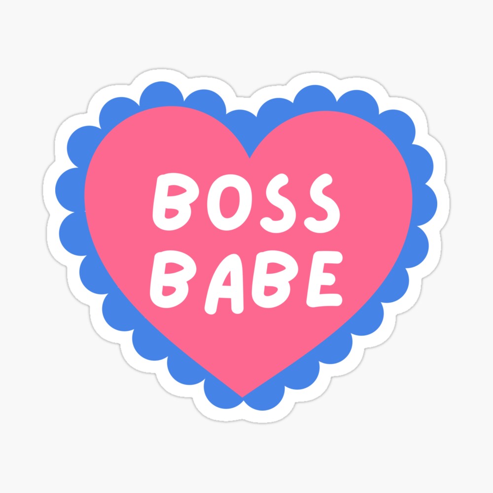 Boss Babe Kiss-Cut Sticker