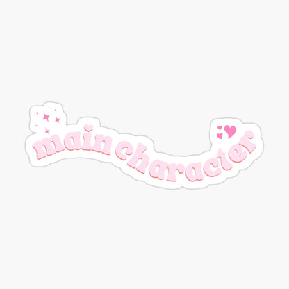 Main Character Kiss-Cut Sticker