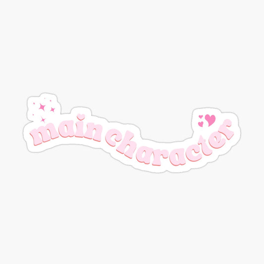 Main Character Kiss-Cut Sticker