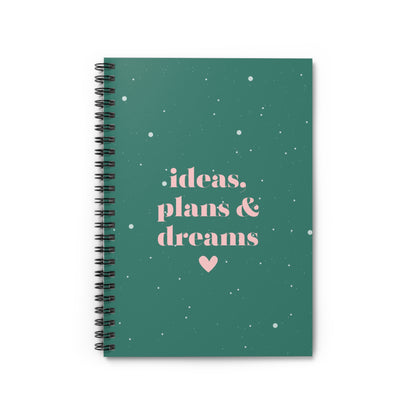 Ideas, Plans & Dreams Notebook