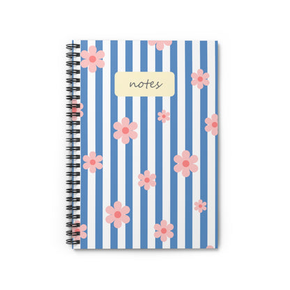 Stripes & Flowers Notebook