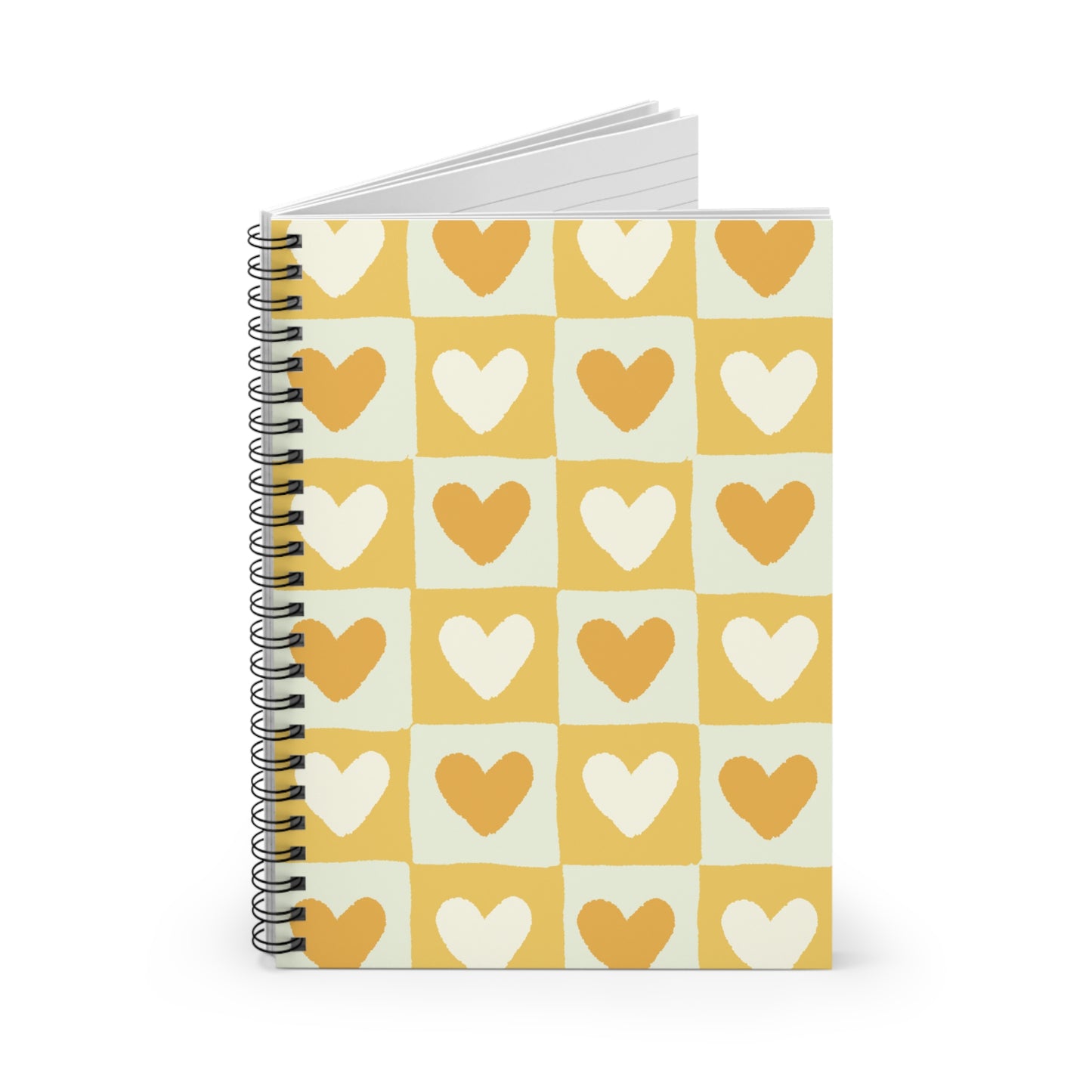 Yellow Love Squares Notebook