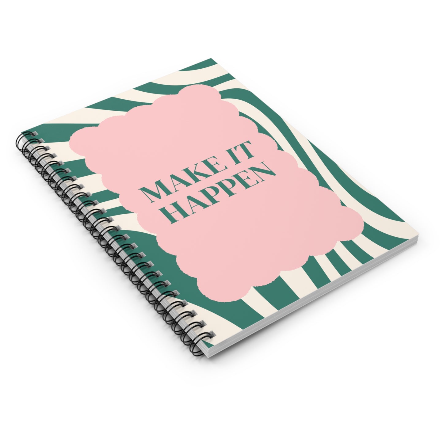 Swirls & Frame Spiral Notebook