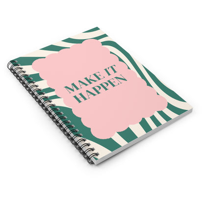 Swirls & Frame Spiral Notebook