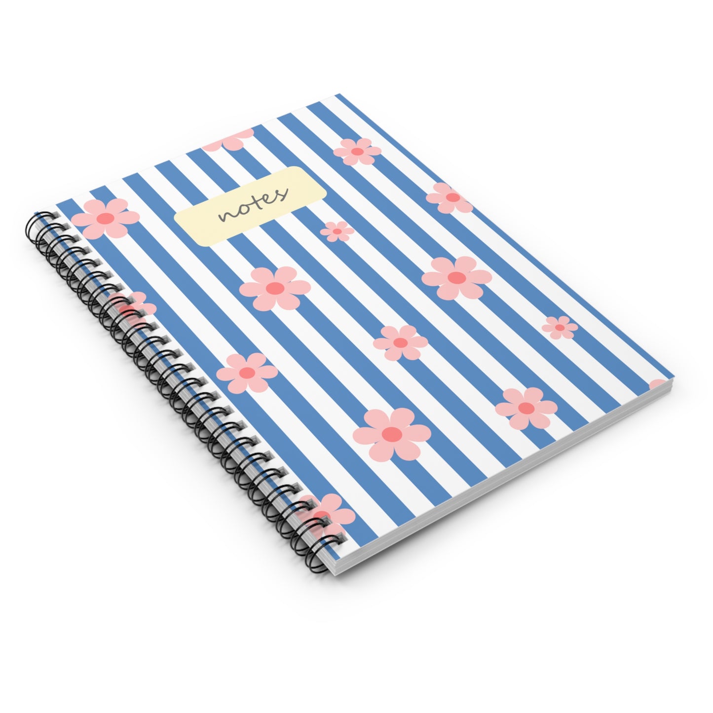 Stripes & Flowers Notebook