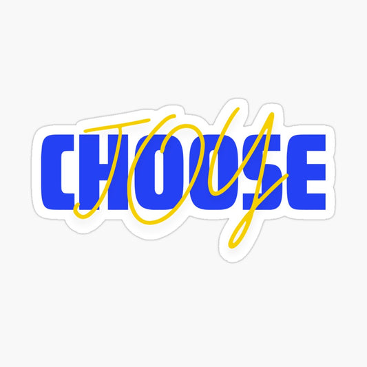 Choose Joy Kiss-Cut Sticker